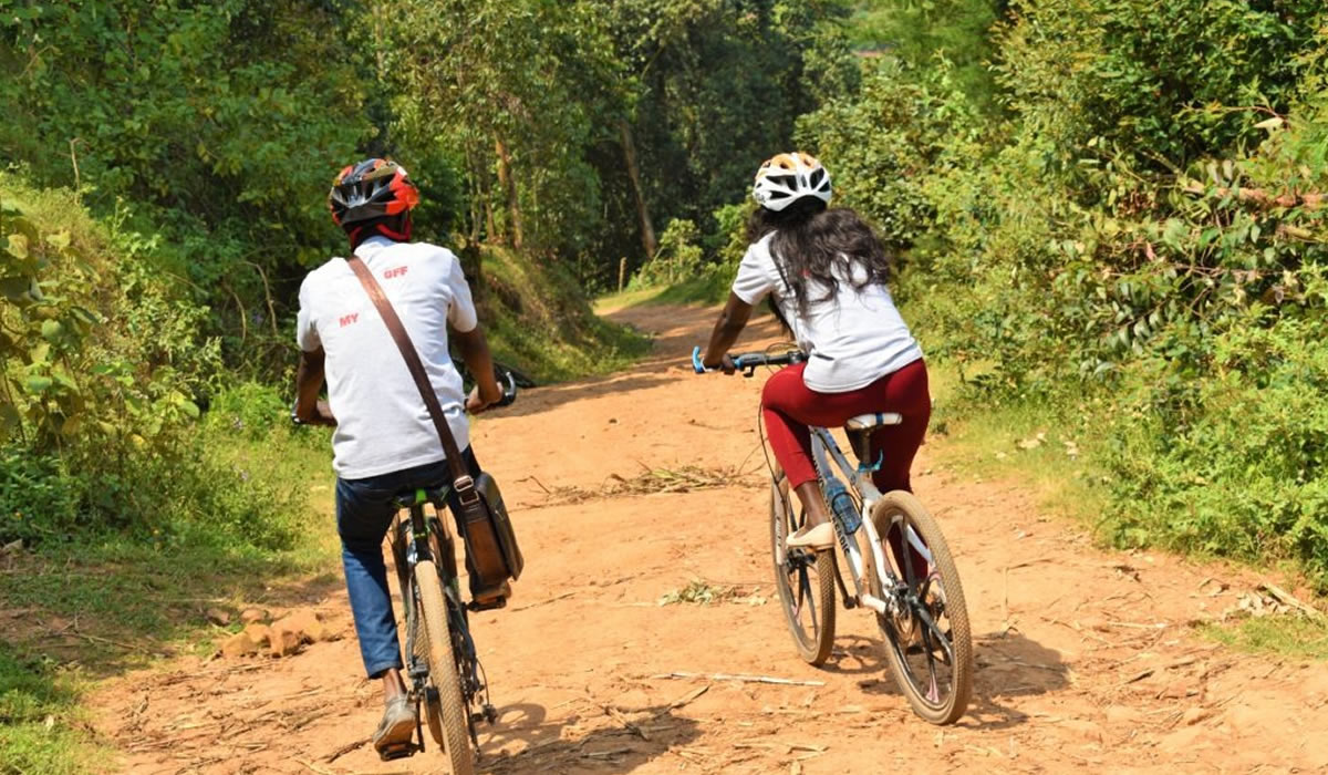 Biking in Bwindi Impenetrable forest National Park