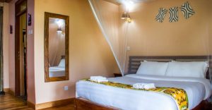A room at Ichumba Gorilla Lodge in Rushaga