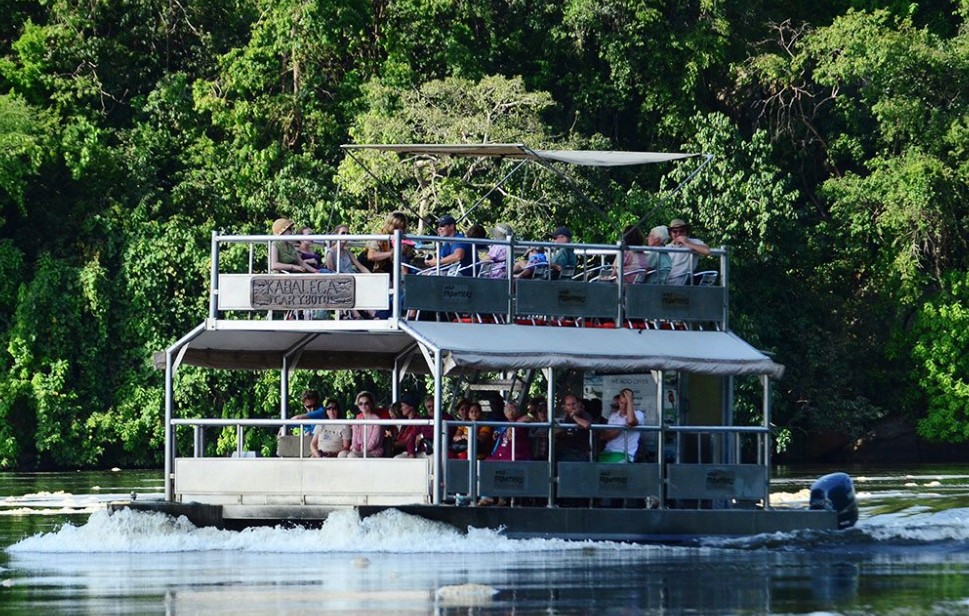 Enjoy a superb boat cruise to the bottom of the falls