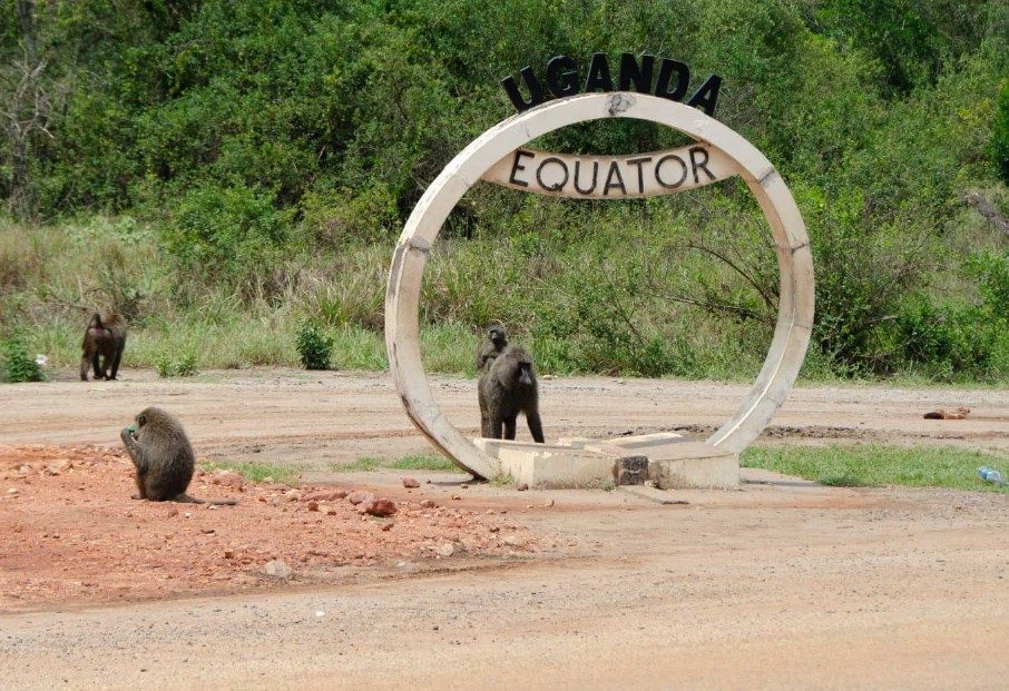 See the Equator lining on your safari to Queen Elizabeth National Park